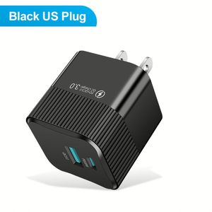 Chargeur rapide 25W à port USB-C unique, tension de sortie 20V, le plus vendu, adaptateur de voyage pour iPhone avec fonction PD pour prises UE et US - Product Image 1