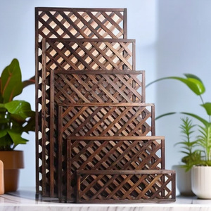 Valla de madera anticorrosión, valla para patio exterior, separador de balcón, barandilla de terraza con lamas, valla de pared, valla de malla para jardín - Product Image 1