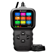 Escáner OBD2 SC103, Lector de Códigos de Vehículos, Comprobación de Luz de Advertencia del Motor, Comprobación de Emisiones, Detección de Códigos de Error, Transmisión de Datos en Tiempo Real, Prueba de Voltaje