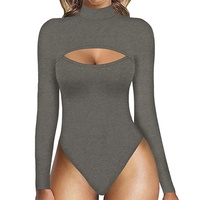Nouvelle vente chaude transfrontalière pour eBay : Pull sexy à col roulé, style européen et américain, ajouré sur le devant, coupe ajustée, manches longues, longueur genou, collection automne