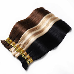 ग्रेड 12 ए + वर्जिन ब्राजीलियन बाल 100% मानव बाल थोक कोई वेफ्ट डबल खींचे हुए पूर्ण क्यूटिकल संरेखित बालों का विस्तार - Product Image 6