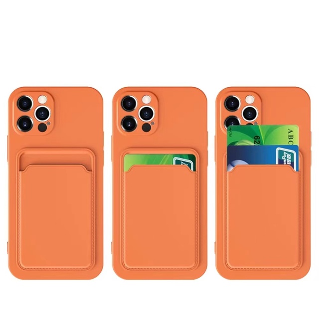 High Quality Wallet Card Pocket Holder Soft TPU Protective Cover Phone Case for iPhone 15 Pro Max 14 Pro 13 12 11 XS MAX XR X