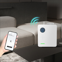 Diffuseur d'arômes silencieux en métal avec logo personnalisé, capacité de 200 ml, intelligent, contrôlé par application HVAC, utilisation hôtelière, maison moderne, chambre à coucher, bureau, air