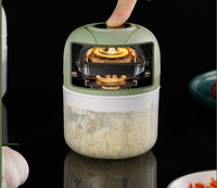 Mini hachoir à ail électrique sans fil, hachoir alimentaire portable pour la nourriture des bébés, hachoir et broyeur à ail électrique