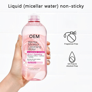 <span class=keywords><strong>Agua</strong></span> <span class=keywords><strong>Micelar</strong></span> Vegana OEM, Limpiador Hidratante con Glicerina <span class=keywords><strong>de</strong></span> Rosa, Suave para Piel Sensible, Desmaquillante para Todo Tipo <span class=keywords><strong>de</strong></span> Piel - Product Image 5