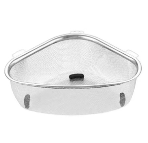 Dishwashing <b>Strainer</b> Sink Triangle Organizer Stainless Steel Kitchen Residue <b>Strainer</b> Basket Kitchen Storage Sink <b>Strainer</b> Rack - Product Image 6