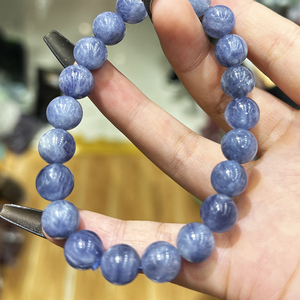 Bracelet Kyanite Naturelle Bijoux <span class=keywords><strong>Pierre</strong></span> de Guérison Naturelle <span class=keywords><strong>Cyanite</strong></span> Cristal Cadeau - Product Image 3