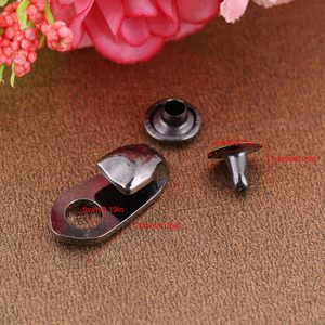 Remaches Metálicos, Kit de Reparación de Ojales para Botas con Orificio de 3mm, Ganchos de Aleación para Botas, Hebillas para Cordones de Senderismo, Correa de Bolso - Product Image 2