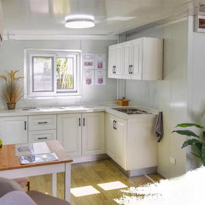 Casa prefabricada portátil prefabricada de 20 pies, plegable moderna, plegable, pequeña, expandible, casa contenedor para el hogar - Product Image 2