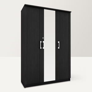 Latest Design 3 Doors Melamine Finish <strong>Cheap</strong> Bedroom <strong>Wardrobe</strong> for <strong>UK</strong> Market - Product Image 5