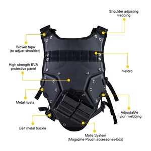 أكتيونونيون نايلون بلاستيك صدرية واقية ضد الخدش رخوة جسم TF3 سترة تكتيكية مع ماج حقيبة صندوق تأثيري CS سترة - Product Image 5