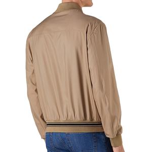 Blouson d'aviateur grande taille unisexe à fermeture éclair longue en tissu de luxe personnalisable de haute qualité, chauffant réversible et respirant - Product Image 3