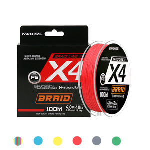 Kwdiss <span class=keywords><strong>สาย</strong></span>เบ็ดตกปลา6-100LB 6สียาว100เมตรแบบถักแข็งแรง - Product Image 1