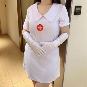 Sous-vêtements sexy grande taille pour femmes, taille plus, robe de sorcière de l'Halloween, <span class=keywords><strong>anime</strong></span>, infirmière - Product Image 3