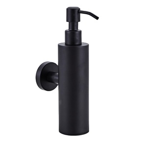 Distributeur de savon en acier inoxydable noir pour hôtel, idéal pour les toilettes et la salle de bain (pour désinfectant pour les mains et shampoing) - Product Image 1