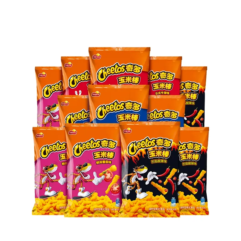 Hot Selling Exotic Snacks cheetoo French Fries Fast Food Corn Chips 90g China Bag Packing Bag Packaging Potato Vegetables Slice