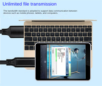 Kabel USB3.2 10Gbps USB Tipe A Ke USB C 3.1/3.2 Gen2 Kabel Transfer Data USB C SSD Kabel Hard Disk 3A 60W QC 3.0 Pengisian Cepat