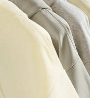 Peso pesado YKH 360GSM Fleece Fabric Sudadera con capucha de gran tamaño Logotipo personalizado en blanco Alta calidad Zip up Hoodie para hombres