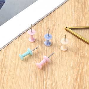 Promotion : Épingles de positionnement en plastique <span class=keywords><strong>à</strong></span> tête ancienne, colorées et sûres, pour couture et décoration, 100 pièces/flacon, assortiment de clous - Product Image 2