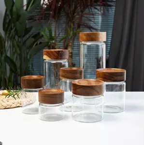 Contenitore per conservare le spezie in vetro borosilicato