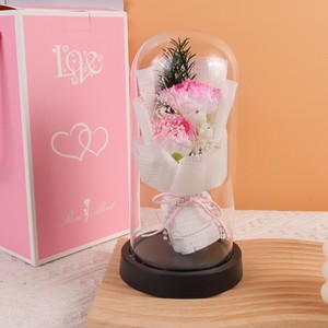 Rose éternelle 24 carats, <span class=keywords><strong>abat</strong></span>-<span class=keywords><strong>jour</strong></span> en verre, cadeau de Noël, feuille d'or, fleur artificielle haut de gamme - Product Image 5