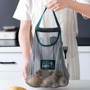 Kitchen Fruits and Vegetables in Hanging Pocket of the Bathroom Cabinet Receive Mesh <b>Bags</b> - Product Image 6