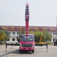 Grue mobile sur camion à prix super bas en Chine, capacité 5 tonnes, hauteur de levage 20m, composants Liyuan, grue de construction haute efficacité à vendre