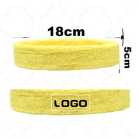 Headband Olahraga Rajut Penyerap Keringat dari Polyester dengan Logo Bordir Custom untuk Lari dan Bersepeda