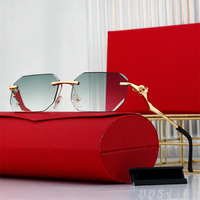 Nouvel Arrivage Prix Usine Designer Petites Lunettes de Soleil Femme Verres de Protection Solaire Homme 2025