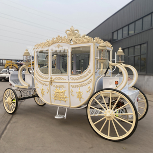 Carruaje Real Eléctrico de Lujo Personalizado, Estilo Europeo Clásico, para Bodas, Vehículo de Turismo de Alta Gama con 4 Ruedas - Product Image 1