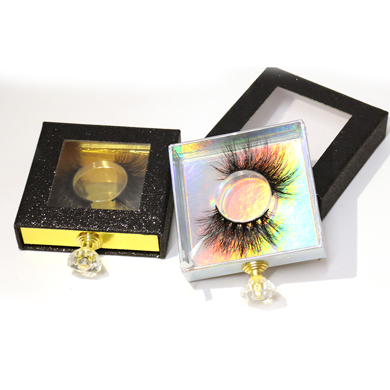 Naturel Faux Cils 3D Vison Cils Volume Longue Bande 25mm Vison Cils