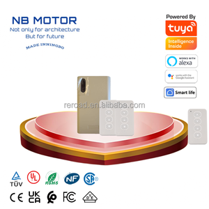 Télécommande universelle NB MOTOR 433 MHz, récepteur et émetteur RF sans fil AC 220 V pour <span class=keywords><strong>moteur</strong></span> de <span class=keywords><strong>garage</strong></span>/tubulaire/<span class=keywords><strong>rideau</strong></span> - Product Image 1