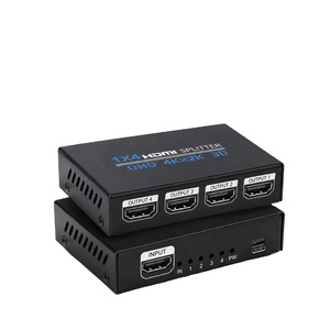 Hardrock 1x4 Metall-<span class=keywords><strong>Splitter</strong></span> mit 4 Ausgängen, 4Kx2K 3D-Signal-Retiming, 10,2 Gbit/s für Digital Signage und Kontrollräume - Product Image 6