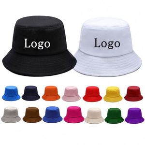 Wholesale Custom Logo Washed Cotton Bucket <b>Hats</b> Packable Summer Outdoor Cap Travel Beach <b>Sun</b> <b>Hat</b> Plain Colors for <b>Men</b> Women - Product Image 2