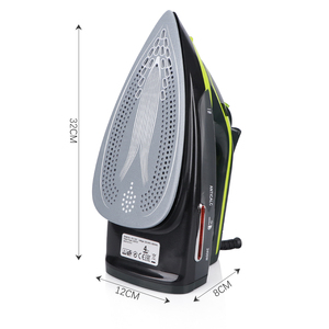 Fer à vapeur électrique professionnel 2400W pour vêtements avec semelle antiadhésive et fonction autonettoyante R.1293 - Product Image 3