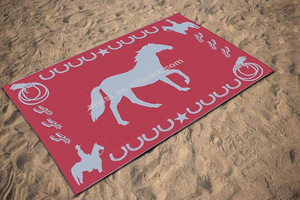 <span class=keywords><strong>Tapis</strong></span> d'intérieur/extérieur motif <span class=keywords><strong>cheval</strong></span> pour camping-car et terrasse - Product Image 4