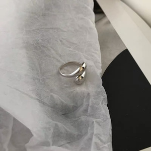 Teardrop Shaped <b>Open</b> <b>Ring</b> S925 Sterling Silver Women's Everyday Wear Jewelry - Product Image 3