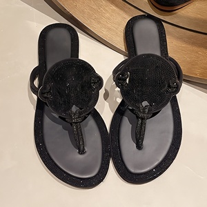 Brand Leather Folded Foot Slippers European Style Women <b>Flat</b> <b>Sandals</b> Fashion Casual Slippers Women Summer Beach Slippers Shoes - Product Image 5