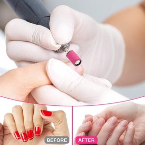 Bandas de lijado EMERY <span class=keywords><strong>para</strong></span> taladro de uñas, grano 180, 300 Uds., manicura, pedicura, cuidado, taladro de uñas, accesorios <span class=keywords><strong>para</strong></span> máquina - Product Image 5