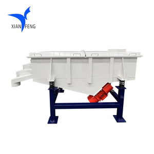 बड़े कण सीव रैखिक कंपन स्क्रीन बटन सिफ्टर कंपन छंटाई कार्बन स्टील तीन परतों को अलग करता है - Product Image 3