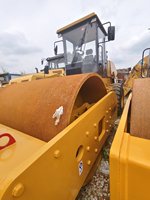 Compacteur à tambour unique CS683E d'occasion à prix abordable, machine de construction d'occasion, performance stable