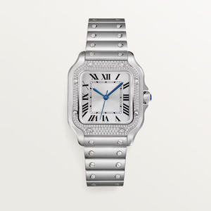 Montre automatique mécanique carrée pour homme, de haute qualité, en acier inoxydable, avec cadran en cristal saphir, aiguilles résistantes et bracelet. - Product Image 1