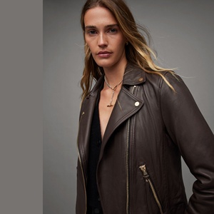 Genuine Leather Eco-Friendly Winter Lady Biker Leather <b>Jacket</b> Reversible Waterproof <b>Bomber</b> <b>Varsity</b> Cow Leather <b>Jacket</b> For <b>Women</b> - Product Image 5