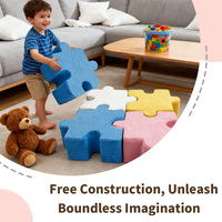Meilleures ventes TENGXIANG Ensemble de canapés en mousse colorés convertibles multifonctionnels pour enfants de 5 à 7 ans