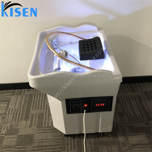 Lavabo Portátil Ajustable para Lavado de Cabello, Diseño Nuevo de Kisen, Mueble de Salón para Hospital, Barbería, Salón de Belleza, con Tanque de Agua - Product Image 6