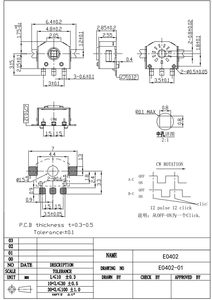 Accesorios de montaje personalizables de fábrica, reparación de piezas de reloj inteligente, perilla de Control, Mini Chip giratorio, <span class=keywords><strong>Incremental</strong></span> Encod - Product Image 6