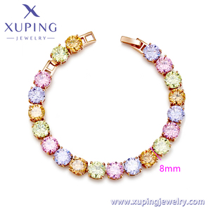 G51051603 Gioielli Xuping, Bracciale Elegante con Diamanti <span class=keywords><strong>per</strong></span> Donna, Regalo di <span class=keywords><strong>San</strong></span> <span class=keywords><strong>Valentino</strong></span>, Bracciale Femminile alla Moda - Product Image 6