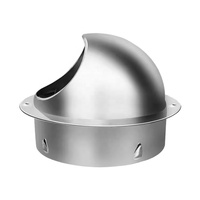 HVAC ventilation étanche en acier inoxydable cuisine air ven cap tuyau hotte évent