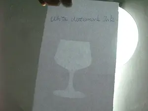 מסך הדפסה לבן סימן מים דיו, 500 גרם/בקבוק