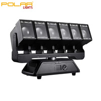 Polarlights LED 6PCS X60W Beam Wash avec barres de pixels LED et têtes mobiles Beam Wash pour spectacles et événements